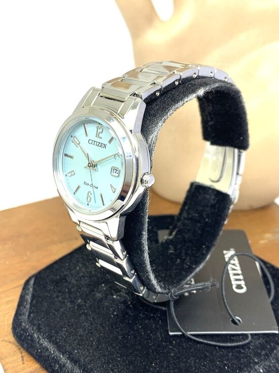 Citizen Womens Watch FE1241-71X Eco Drive Blue Dial Silver Stainless Steel 29mm main image 11